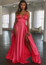 Women Sexy Slit Strap Dress