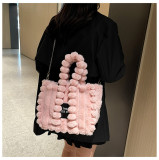 Women winter letter chain shoulder messenger bag tote bag