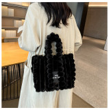Women winter letter chain shoulder messenger bag tote bag
