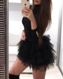 Women's slim sexy long-sleeved dress