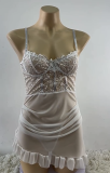 Women Lace Suspender Nightdress Sexy Lingerie