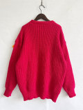 Santa Claus Round Neck Long-sleeved knitting pullover Sweater