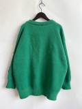 Autumn winter Christmas tree elk pullover sweater