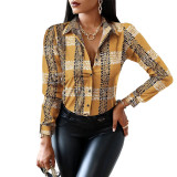 Sexy Fashion Printing Multi-Color Women's Shirt Dress