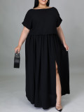 Women Summer Round Neck Dress