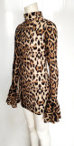Women leopard sexy Bodycon Dress