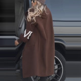 Women Casual Hoodies Patchwork Jacket