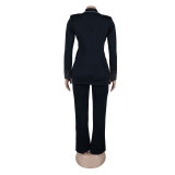 Pearl Long Sleeve Slim Blazer Pants Two-Piece Suit