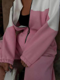 Women Sports Casual Contrast Jumpsuits