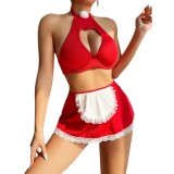 Women bra thong sexy lingerie three-piece set