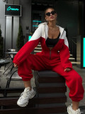 Women Sports Casual Contrast Jumpsuits