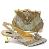 Pointed-Toe Shoe And Bag Set Combination Heels Pointed-Toe Shoes Trapezoidal Bags