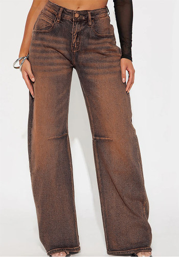 Women Stretchy Denim Pants