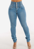 Women Stretchy Denim Pants