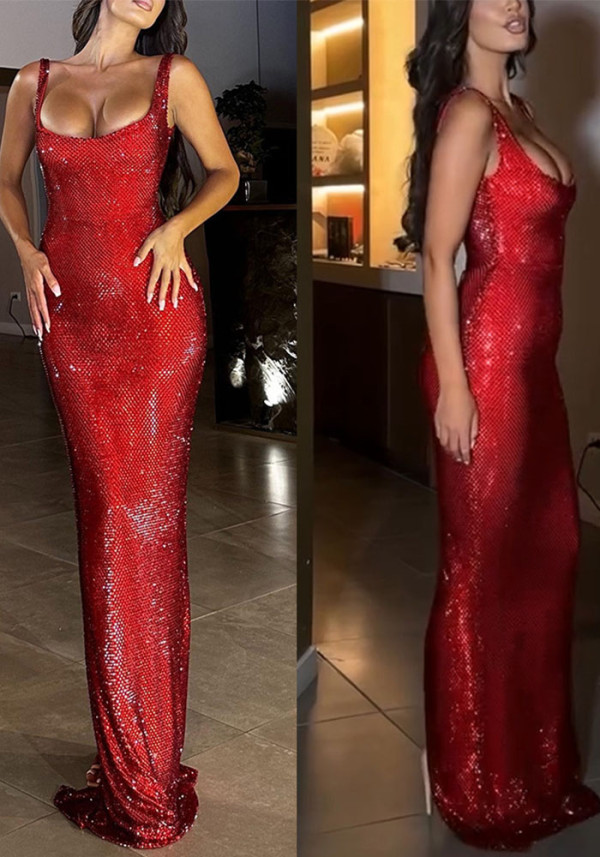 Women Sexy Strap Bodycon Dress