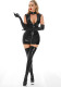 Women Pu-Leather Stretch Sexy Lingerie