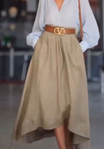 Autumn Trendy Solid Color Chic Skirt Autumn Trendy Solid Color Chic Skirt