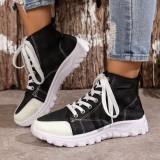 Autumn Fashion Sports Casual Martin Boots Women's Comfortable Thick-Soled British Style Short Boots