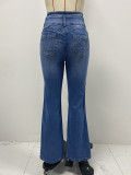 Women Spring Stretchy Denim Pants