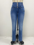 Women Stretchy Denim Pants
