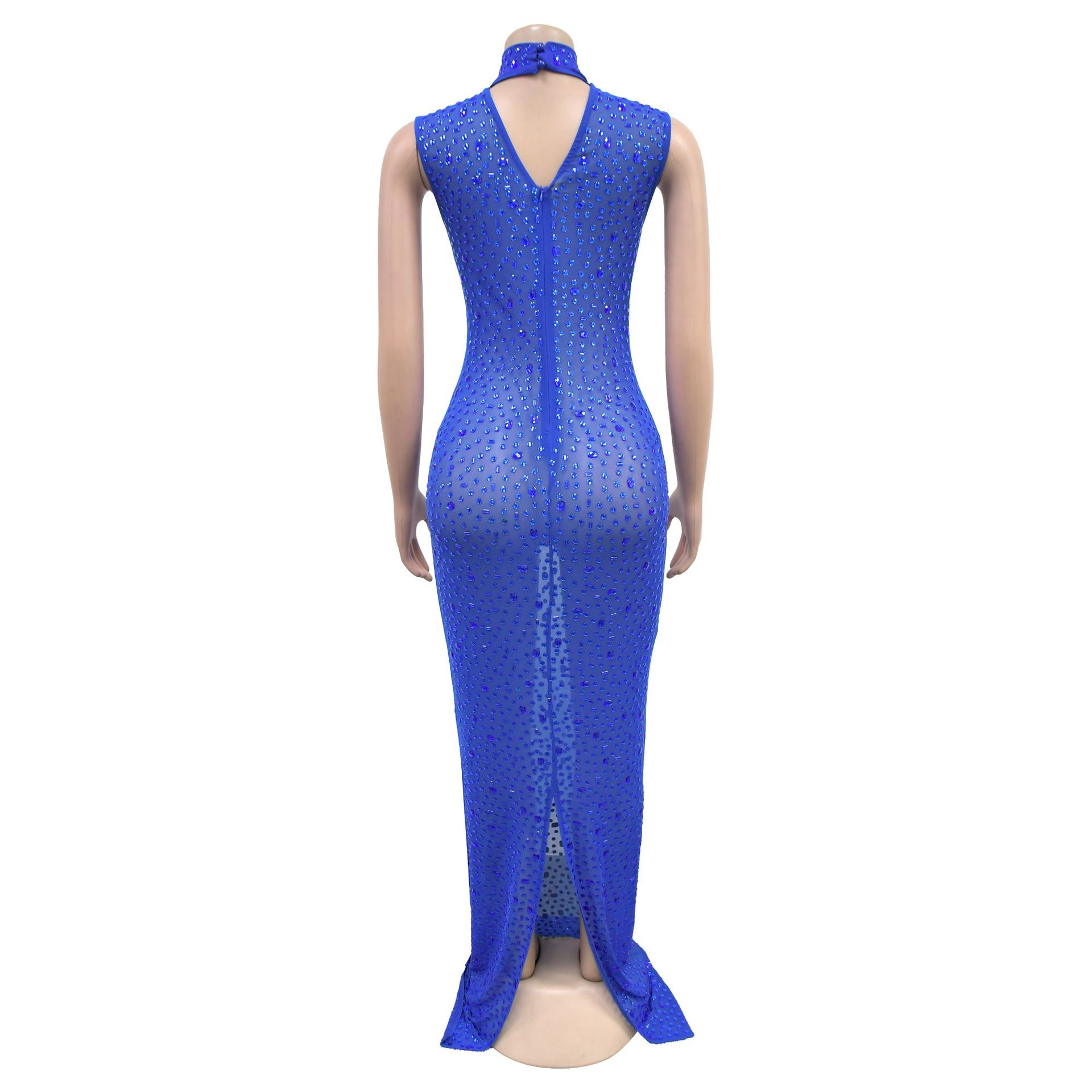 Women Beaded Sexy Bodycon Dress