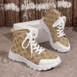 Autumn Fashion Sports Casual Martin Boots Women's Comfortable Thick-Soled British Style Short Boots