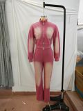 Women washed Hoodies and Pants Two Piece Set