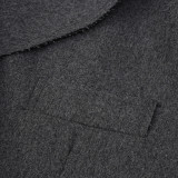 Women Winter Loose Oblique Button Placket Irregular Blazer