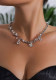 Women punk hip-hop style chain necklace