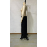 Autumn Winter Fashion Sexy Long Sleeve Sequin Nightclub Party Skirt Set