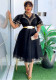 Plus Size African Women V-neck Bodycon Beaded Dress With Belt