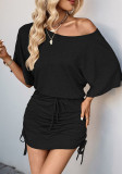 Women Summer Casual Off Shoulder Bodycon Dress