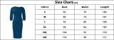 Plus Size Fashion Solid Color Round Neck Ol Bodycon African Dress