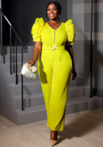 Women Solid Party Mesh Floral Jumpsuits