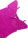 Women Sexy Bow Beaded Suspender Dress