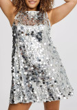 Women Formal Party Sequin Embroidery Off-shoulder Bodycon Dress