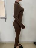 Women Casual Top and Bell Bottom Long Pants Two Piece Set