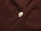 Women's V-Neck Button Knitting Cardigan