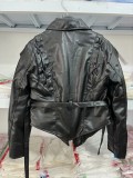 Women's American Retro Casual Faux Leather Jacket