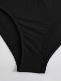 Women Sexy Solid Swimsuit Bikini