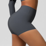 Women Solid Yoga Running Fitness Shorts