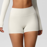 Women Solid Yoga Running Fitness Shorts