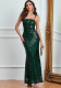 Women sexy sequin Backless Strap Dress