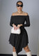 Women Off Shoulder Irregular Dress