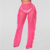Women See-Through Lace Pants