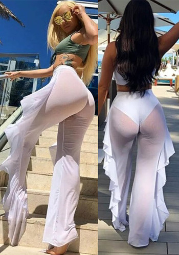 Women See-Through Lace Pants