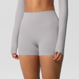 Women Solid Yoga Running Fitness Shorts
