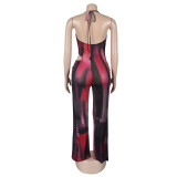Women Sexy Print Jumpsuit