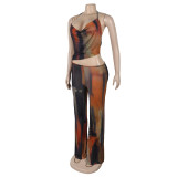 Women Sexy Print Jumpsuit