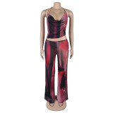 Women Sexy Print Jumpsuit